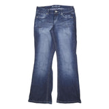 MAURICES Womens Jeans Blue Regular Flared Denim Medium W32 L32 Stylish