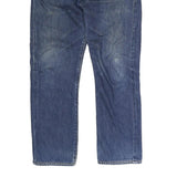 LEVI'S 501 Mens Jeans Blue Regular Straight Denim Medium W34 L27 Classic Button
