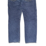 LEVI'S 501 Mens Jeans Blue Regular Straight Denim Medium W34 L27 Classic Button