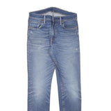 LEVI'S Mens Slim Blue Denim Jeans Zip W28 L30 Classic Cotton Blend