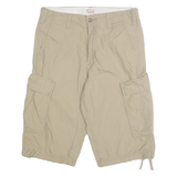 LEVI'S Mens Shorts Beige Casual Cargo M W29 Comfortable Cotton Summer