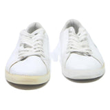 LACOSTE Mens Lerond LCR Leather Trainers White UK 8.5 Classic Casual Sport
