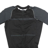 OAKLEY Mens Black Grey Athletic T-Shirt M Short Sleeve Zip Cycle Jersey