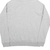 NIKE Womens Grey Hoodie M Cotton Blend Pullover Casual Sports Sweatshirt