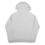 NIKE Womens Grey Hoodie M Cotton Blend Pullover Casual Sports Sweatshirt