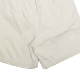 NAUTICA Mens Shorts White Casual Classic L W34 Comfortable Cotton Blend