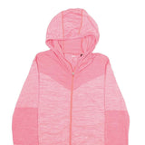 H&M Womens Pink Hooded Full Zip Hoodie M Lightweight Activewear Jacket