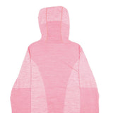 H&M Womens Pink Hooded Full Zip Hoodie M Lightweight Activewear Jacket
