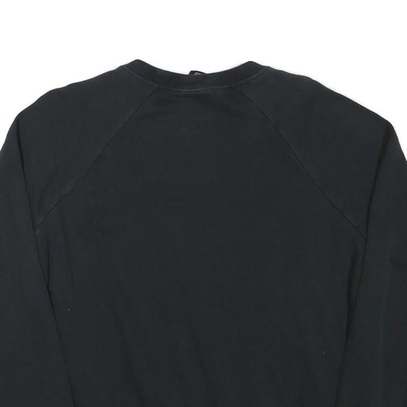 NIKE Womens Black Cotton Blend Crew Neck M Sweatshirt Sportswear