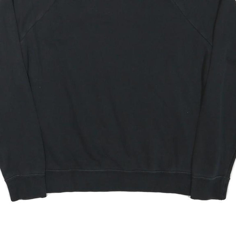 NIKE Womens Black Cotton Blend Crew Neck M Sweatshirt Sportswear