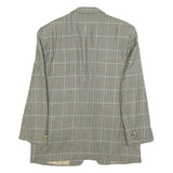 BOSS HUGO BOSS Mens Black & Beige Check Wool Blazer Jacket L Woven Classic