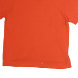 CHAPS Mens Orange Short Sleeve Plain XL Cotton Polo Shirt Casual Classic