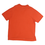 CHAPS Mens Orange Short Sleeve Plain XL Cotton Polo Shirt Casual Classic
