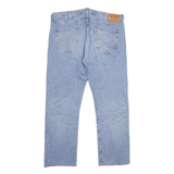 LEVI'S 501 Mens Classic Blue Denim Light W38 L30 Button Closure Jeans