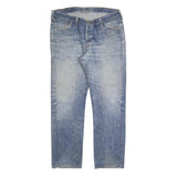 LEVI'S Mens Jeans Blue Regular Straight Denim Medium W34 L30 501 Button Fly