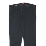 LEVI'S Mens Black Slim Trousers W36 L27 Cotton Blend Zip Close Fit Casual