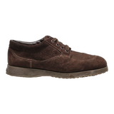 HOGAN Derby Shoes Brown Suede Womens UK 5