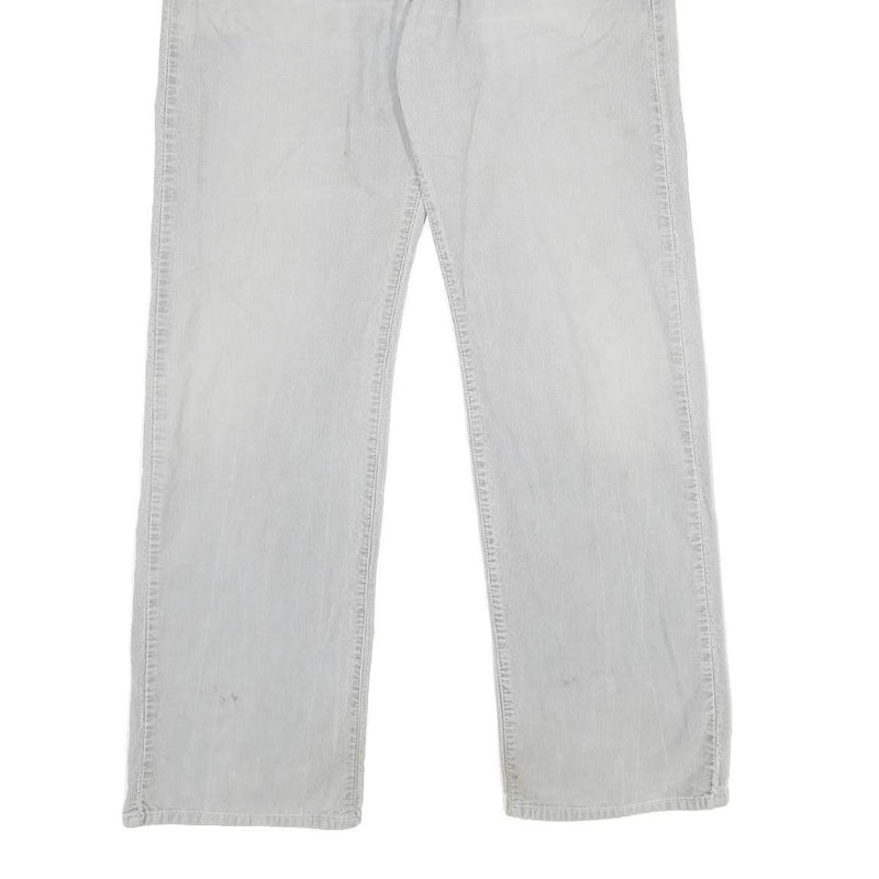 LEVI'S Mens Corduroy Beige Loose Straight Trousers W34 L32 Casual Relaxed Fit