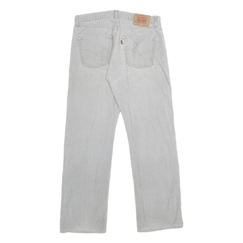 LEVI'S Mens Corduroy Beige Loose Straight Trousers W34 L32 Casual Relaxed Fit