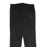 NAUTICA Mens Cotton Blend Black Slim Slim Trousers W31 L27 Casual Smart Zip