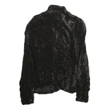 BOGNER Womens Black Jacket UK 14 Viscose Blend Zip Stylish Soft Finish