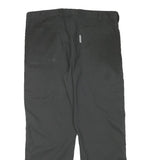 WORK FASHION Mens Cotton Blend Black Regular Straight Trousers W36 L29 Workwear