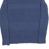 FAT FACE Womens Blue Patterned Jumper Crew Neck Basic Knit UK 8 Cotton Blend