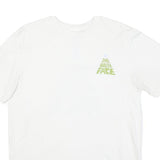 THE NORTH FACE Mens White Graphic T-Shirt M Short Sleeve Crew Neck Logo Print