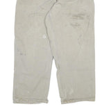 CARHARTT Mens Relaxed Beige Denim W32 L27 Workwear Zip Closure Jeans