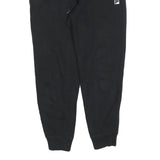 FILA Womens Joggers Black Slim Tapered S W28 L26 Cotton Blend Logo Casual