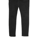 LEVI'S Skinny Taper Big E Mens Jeans Black Slim Skinny Denim Raw W34 L29