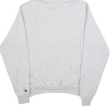 CHAMPION Mens Grey Woodcreek Baseball Pullover Hoodie S Cotton Blend