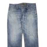 DICKIES Mens Regular Fit Blue Denim Jeans Cotton Blend Zip W38 L32 Classic