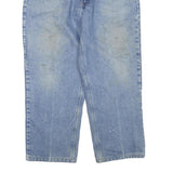 CARHARTT Mens Jeans Blue Regular Straight Denim Light W38 L27 Classic Casual