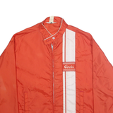 COORS Mens Red & White Nylon Zip Jacket XL Casual Racing Inspired Lightweight