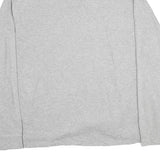 POLO RALPH LAUREN Mens Grey Cotton Plain Half Zip Jumper 2XL Casual Sweatshirt