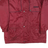 PREMIERE Mens Red Zip Jacket M Polyester Blend Plain Practical Outdoor Wear