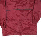 PREMIERE Mens Red Zip Jacket M Polyester Blend Plain Practical Outdoor Wear