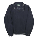 KINGFIELD Mens Navy Zip Jacket L Polyester Blend Classic Casual Outerwear