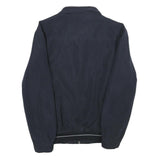 KINGFIELD Mens Navy Zip Jacket L Polyester Blend Classic Casual Outerwear
