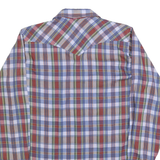WRANGLER Mens Blue Red & Green Check Shirt XL Long Sleeve Button Western Casual