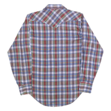 WRANGLER Mens Blue Red & Green Check Shirt XL Long Sleeve Button Western Casual