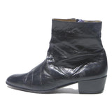 STACY ADAMS Mens Dress Ankle Boots Black Leather UK 9.5 Classic Stylish Formal