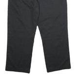 DICKIES Womens Polyester Blend Classic Black Trousers W40 L30 Straight Zip