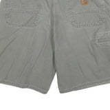 CARHARTT Mens Shorts Grey Casual L W36 Rugged Outdoor Workwear