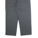 DICKIES Mens Regular Fit Cotton Black Workwear Trousers W36 L32 Casual Durable