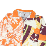 VOLPE NEVE Womens Orange & Multi Patterned Nylon Zip Jacket XL Lightweight