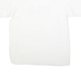 Mens White USA Graphic T-Shirt L Short Sleeve Crew Neck Cotton Blend Casual