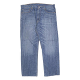 LEVI'S 505 Mens Jeans Blue Regular Straight Denim Medium W38 L28 Classic Zip