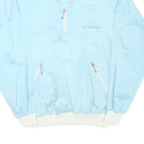 GOLDEN CUP Womens Blue Zip Jacket M Polyester Plain Lightweight Casual